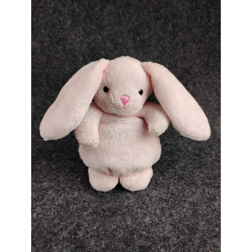 Princess Soft Toys Inc Plush Bunny Rabbit Stuffed Animal 4.5 inches Pale Pink